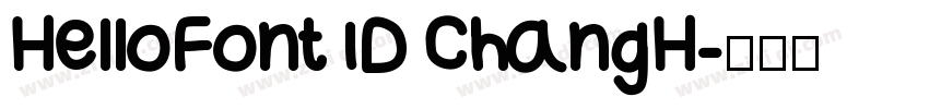 HelloFont ID ChangH字体转换